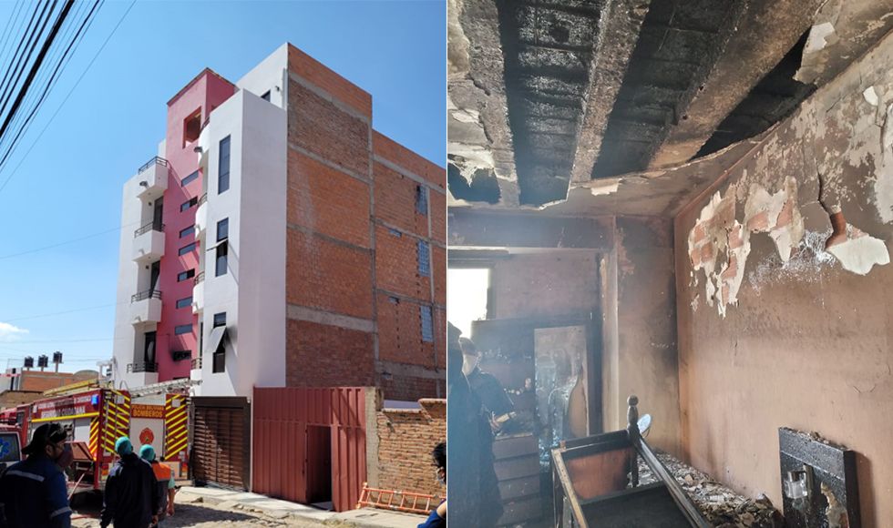El edificio se encuentra en la zona Casegural, cerca de la avenida 6 de Agosto.