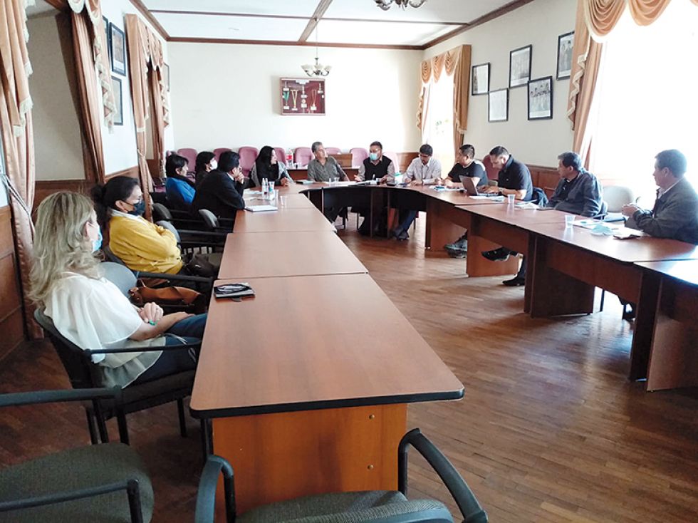 UNIDAD. La reunión de los dirigentes cívicos de los tres departamentos del sur del país.