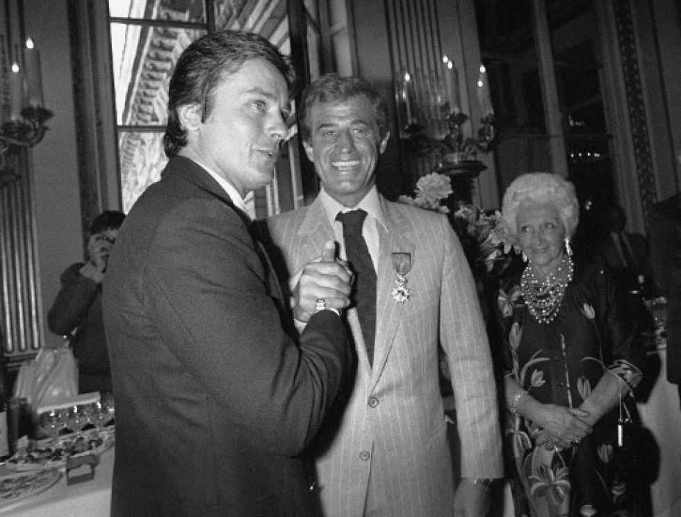 Alain Delon y Jean Paul Belmondo, a menudo considerados rivales en el mundo del cine, formaron una estrecha amistad.
