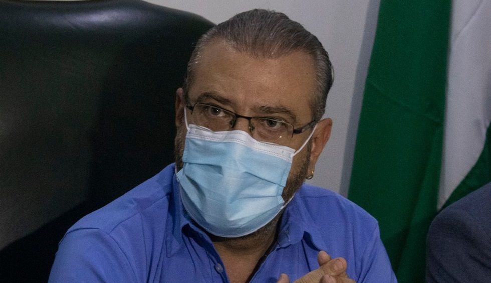 Rómulo Calvo, presidente del Comité pro Santa Cruz. 
