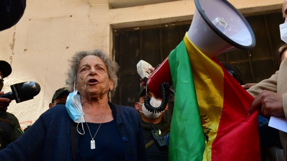 La presidenta de la Asamblea Permanente de Derechos Humanos, Amparo Carvajal.