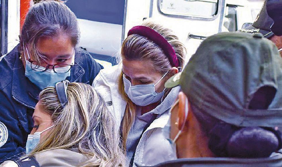 ACUSADA. La expresidenta Jeanine Áñez, con detención preventiva en el penal Miraflores.