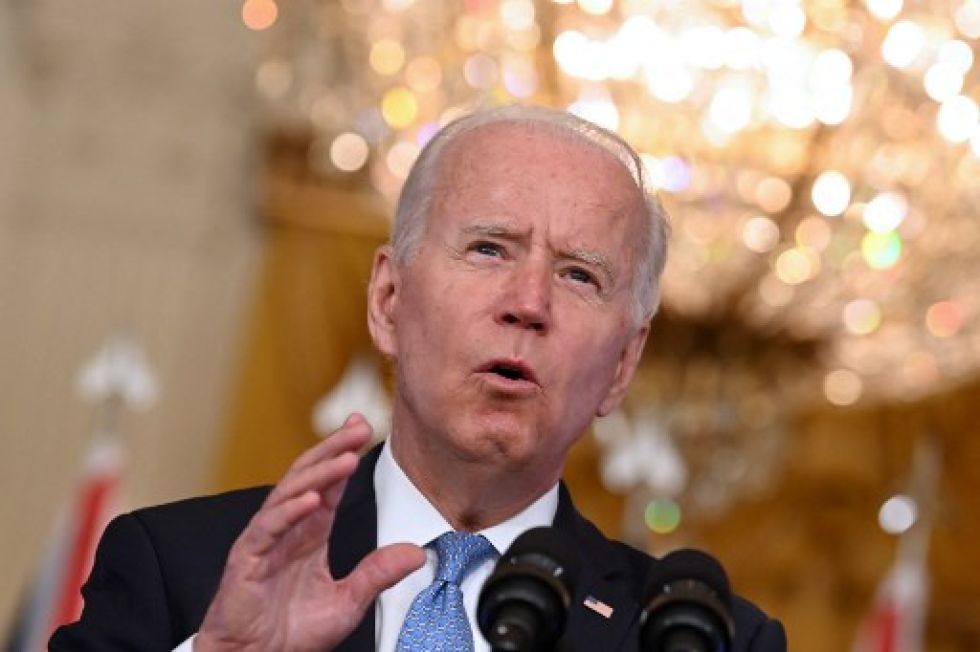El presidente de EEUU, Joe Biden, en una conferencia de prensa en la Casa Blanca.
