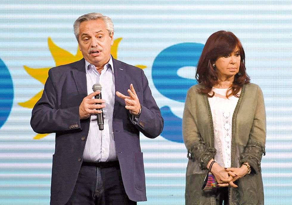 (DES)ENCONTRADOS. Así se veían apenas hace cuatro días, al día siguiente de las elecciones.