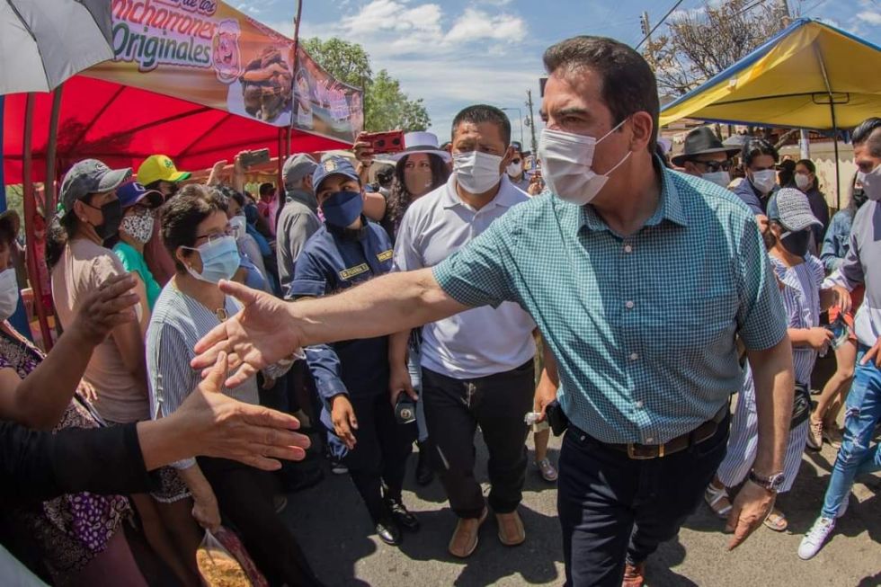 Manfred Reyes Villa, alcalde de Cochabamba, en una aparición anterior.