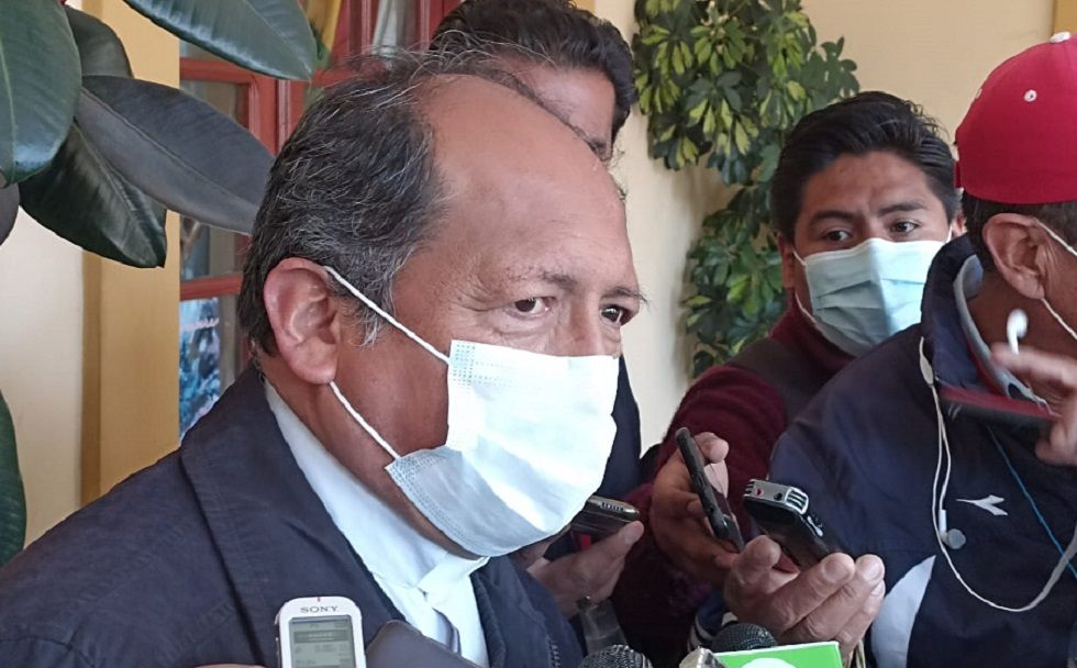 El monseñor Ricardo Centellas, presidente de la Conferencia Episcopal Boliviana (CEB).