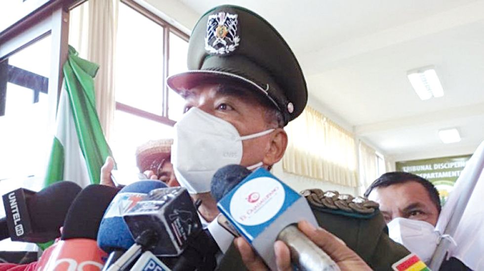 PROCESADO. El coronel Aníbal Rivas fue sentenciado ayer, en Tarija, por un Tribunal policial..