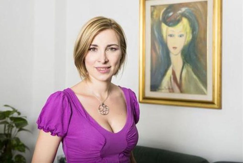 Rachele Mussolini, candidata por el partido de extrema derecha Fratelli d'Italia (FDI)