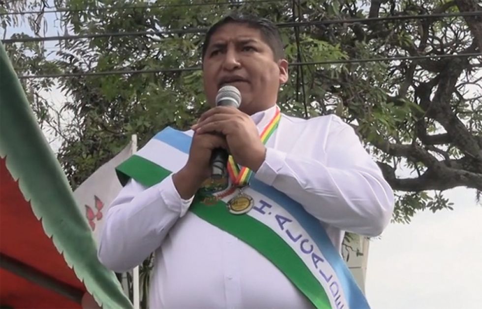 ALCALDE. Clemencio Chinahuanca.