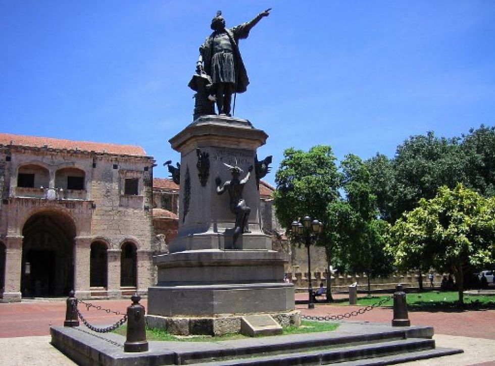 La figura de Cristóbal Colón despierta polémica en Hispanoamérica. En la foto, una estatua del navegante genovés en República Dominicana.