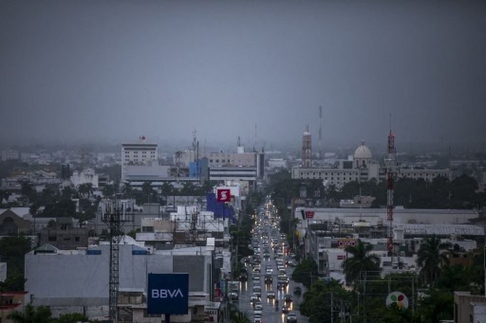 Vista panorámica de Culiacán, estado de Sinaloa, una de las ciudades amenazadas por la tormenta Pamela.