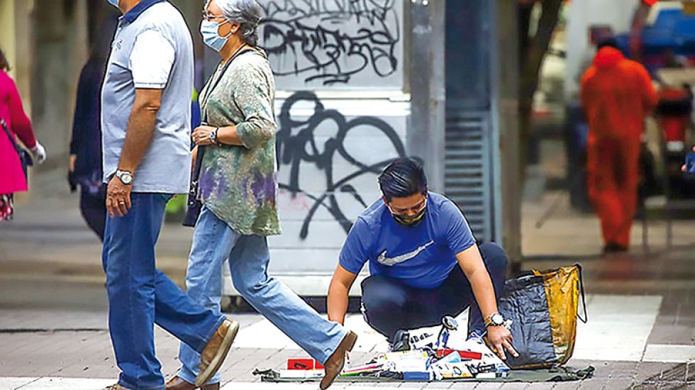 La profunda crisis económica generada con la pandemia en 2019 obligó a muchos a migrar a la informalidad.