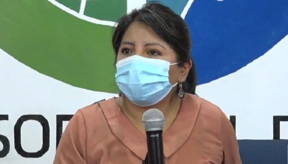 La defensora del Pueblo, Nadia Cruz, brindó un informe de los hechos en Potosí.