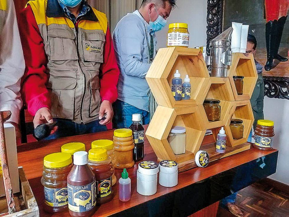 PRODUCCIÓN. La miel es de alta calidad.