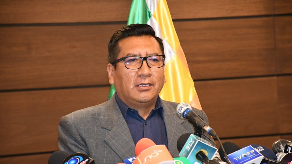 El presidente de la Cámara de Diputados, Freddy Mamani. 
