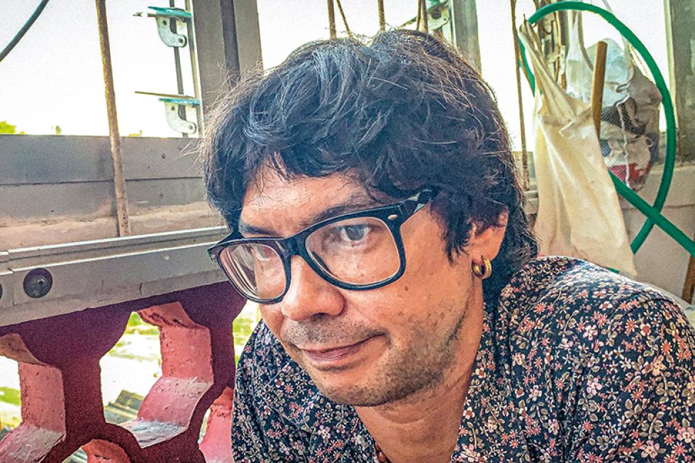 DISIDENTE. Yunior García anunció que pronto revelará las circunstancias de su inesperado viaje.