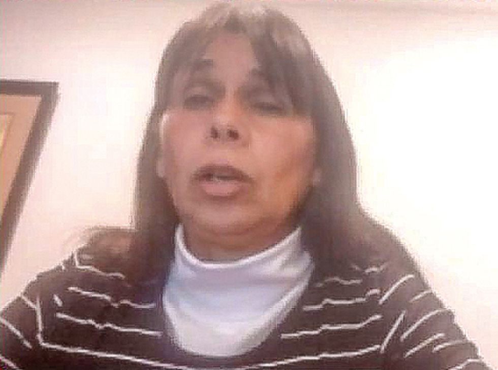 DENUNCIAS. La exvocal del Tribunal Surpremo Electoral, Rosario Baptista, durante la entrevista en el programa periodístico El Búnker.