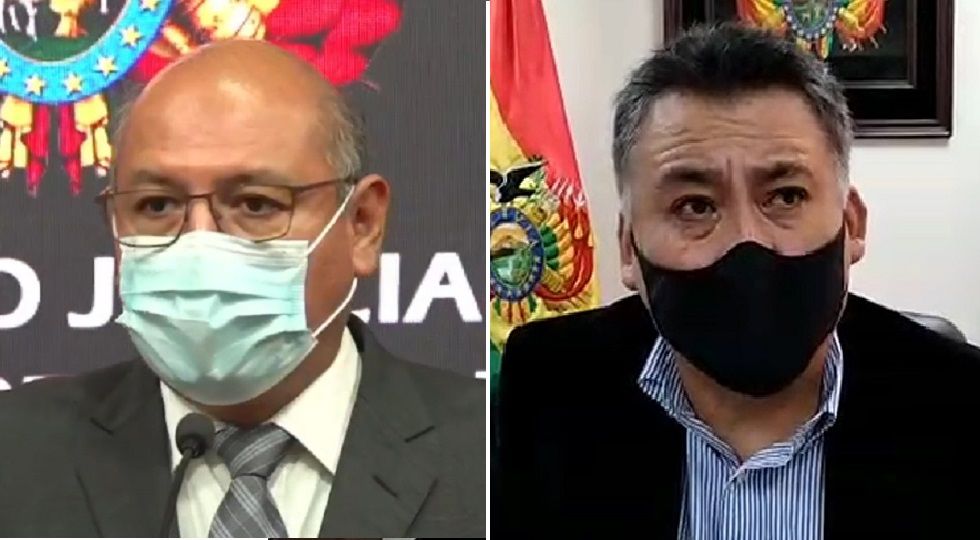 Ricardo Torres, presidente del TSJ, y Omar Michel, presidente del Consejo de la Magistratura.