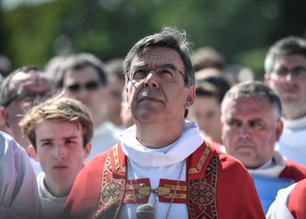 Foto de archivo del arzobispo de París, Michel Aupetit, cuya renuncia al cargo fue aceptada por el papa Francisco.