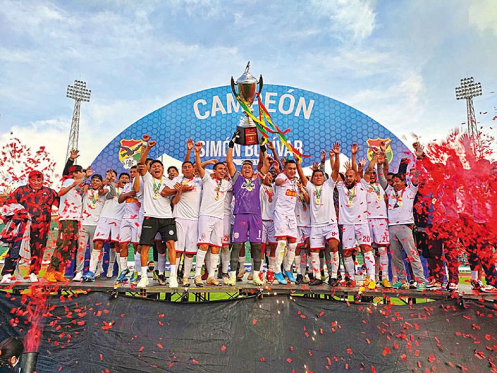 Los campeones de la Copa Simón Bolívar.