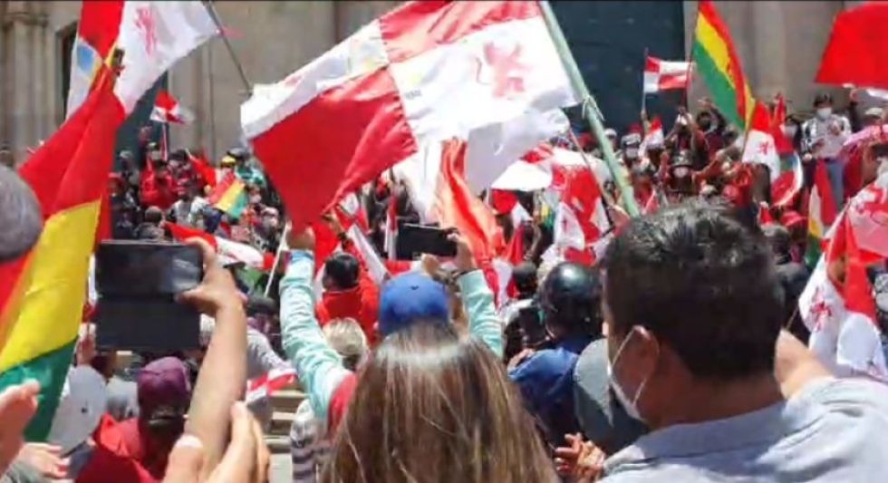 Una imagen del cabildo que celebró Potosí el mes pasado.