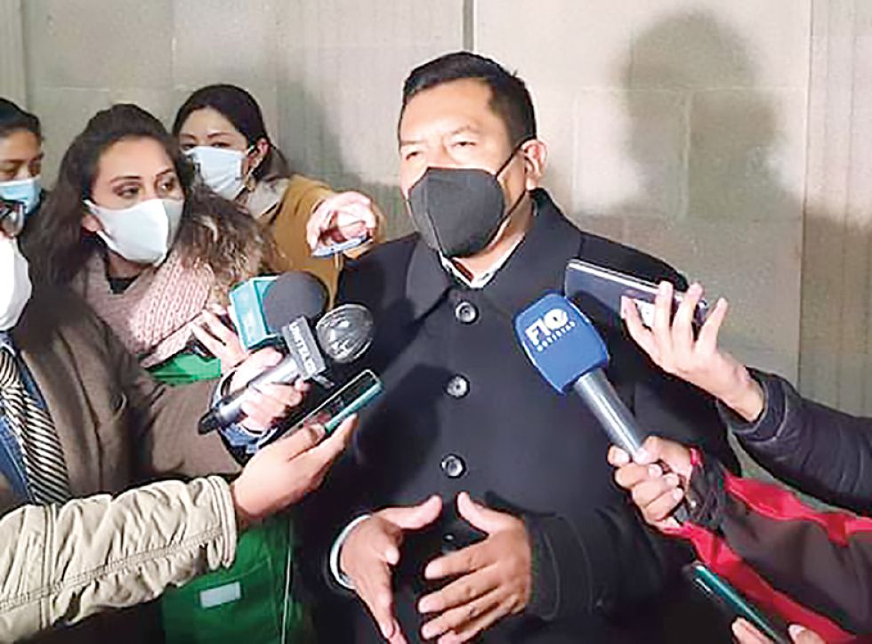 LEGISLATIVO. Freddy Mamani, presidente de Diputados, habló del caso..