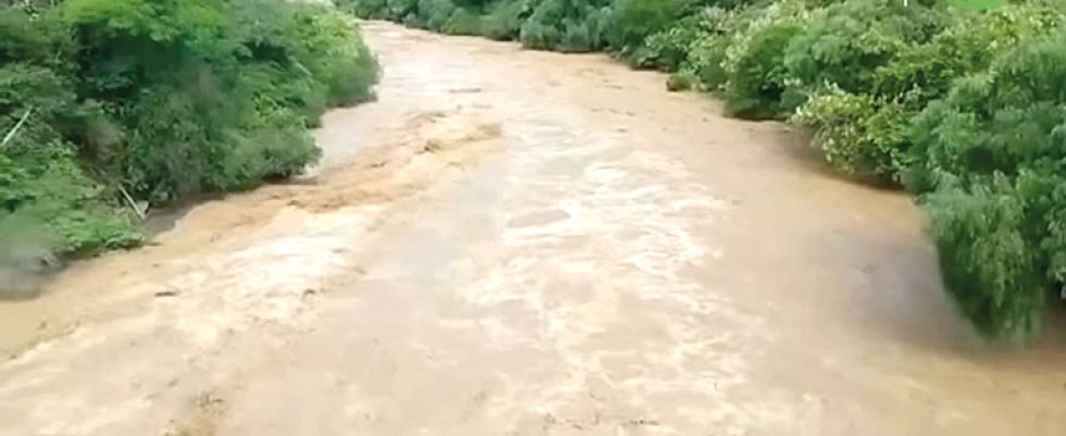 AFECTACIONES. Las incesantes lluvias también provocan la crecida de los ríos en los municipios rurales de Chuquisaca.