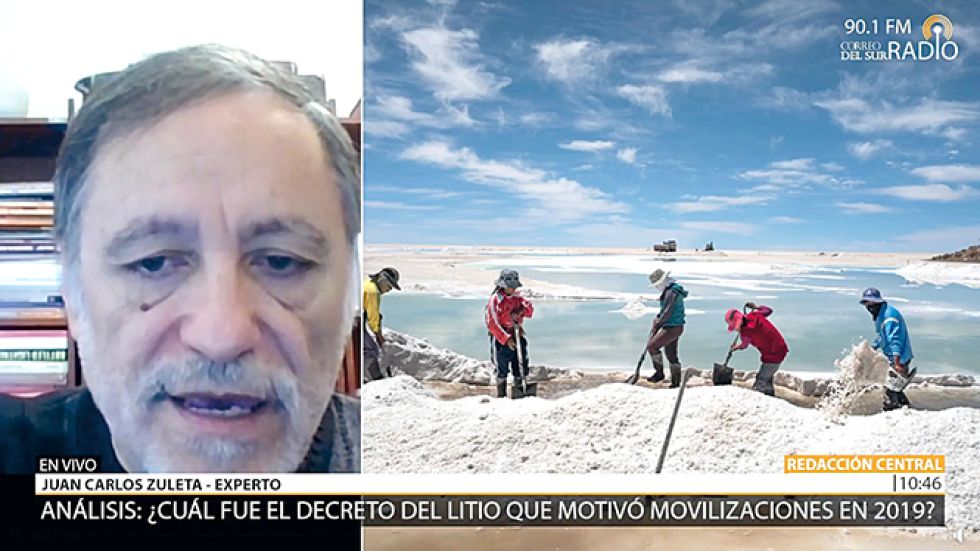 ENTREVISTA. Juan Carlos Zuleta en la revista “Redacción Central” de Correo del Sur Radio.