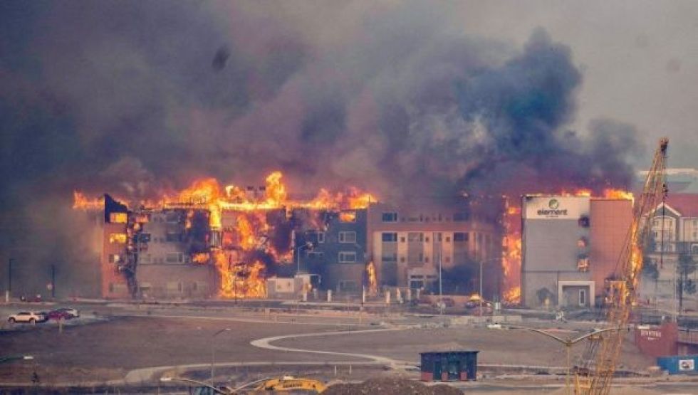El fuego devastó cientos de viviendas. 