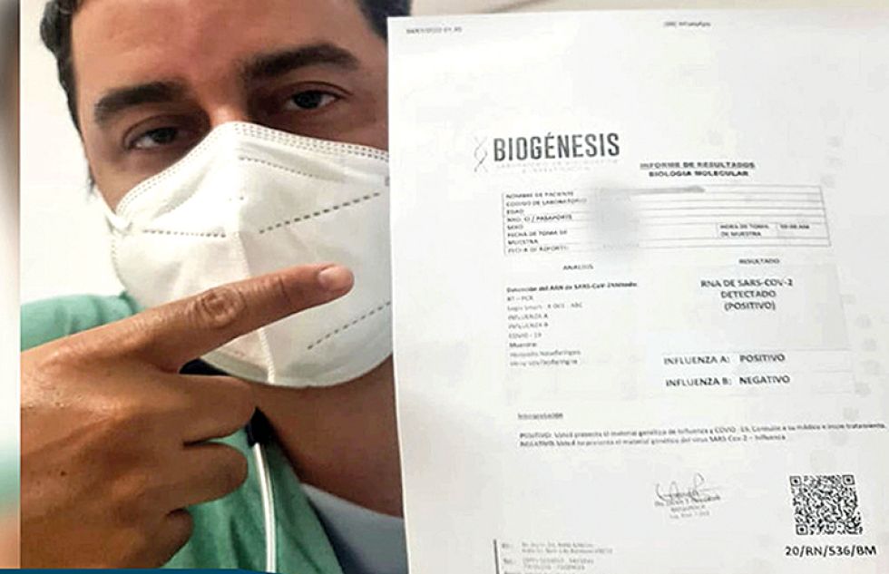 COINFECCIÓN. El médico infectólogo Carlos Paz confirmó el primer caso de “flurona” en el país.