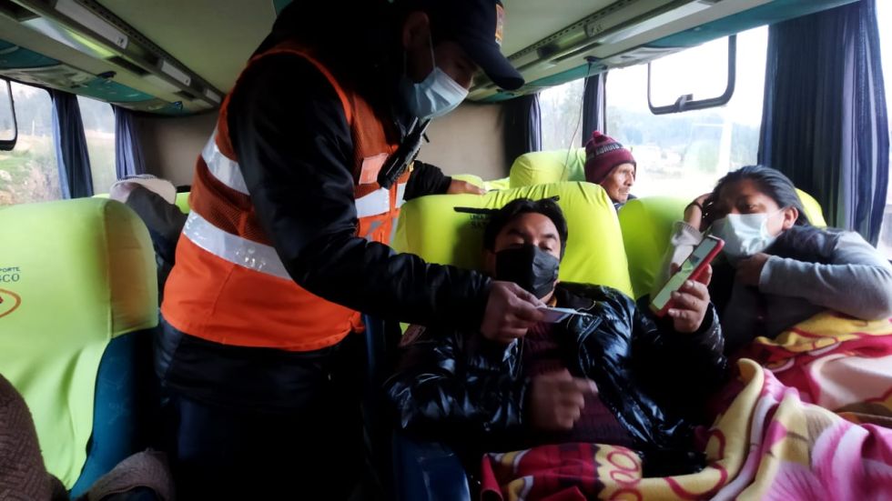 Los controles en los accesos a Sucre comenzaron a las 6:00 de este viernes.