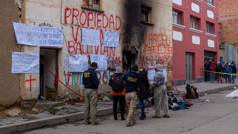 La vivienda del feminicida y violador serial en la ciudad de El Alto.