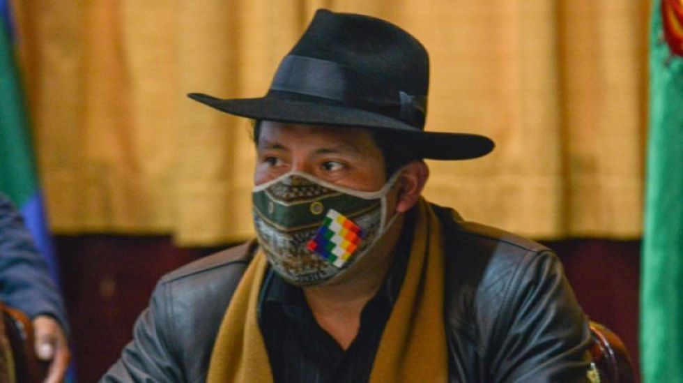 Santos Quispe, gobernador de La Paz, está en calidad de aprehendido.