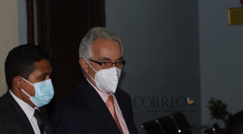 El relator especial de la ONU, Diego García Sayán, en la Gobernación de Chuquisaca.