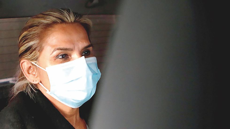 PROCESADA. La expresidenta Jeanine Áñez tiene restricciones de visitas en la cárcel Miraflores.
