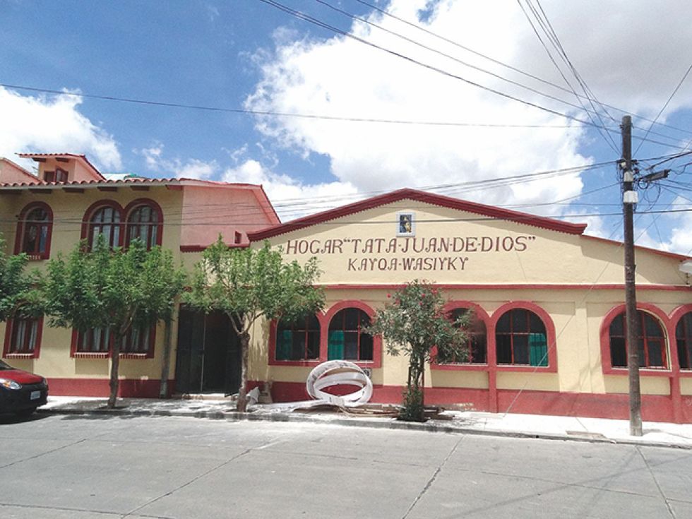 HOGARES. El Tata San Juan de Dios, uno de los centros de administración delegada de la Gobernación.