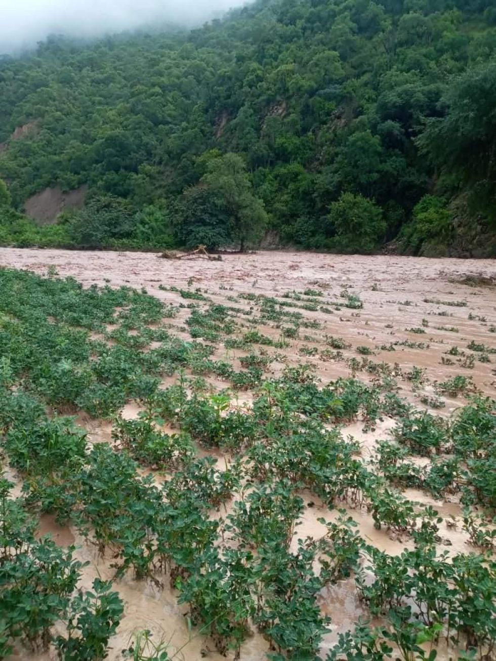 Familias de la comunidad El Dorado, de El Villar, quedaron afectadas por la crecida del río. GENTILEZA RADIO CENTRO PADILLA
