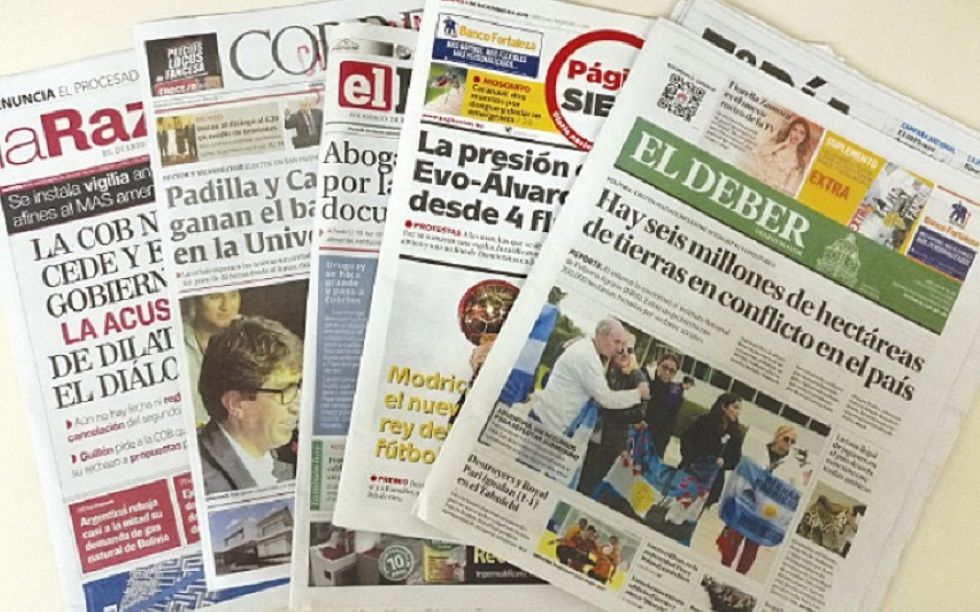 Los exmandatarios cuestionaron el trabajo de diarios independientes. 