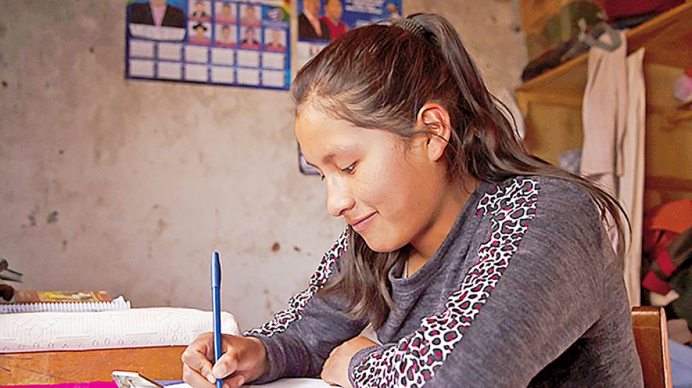 Niños y niñas reciben ayuda de patrocinios extranjeros