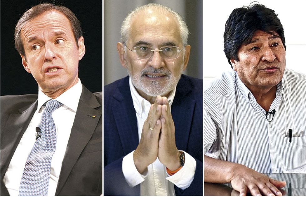 ENFRENTADOS. Tuto, Mesa y Morales opinan constantemente sobre el conflicto bélico de Rusia con Ucrania