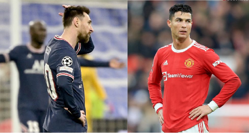Lionel Messi (i) quedó fuera tras la eliminación del PSG, hace una semana; mientras que Cristiano Ronaldo se despidió ayer, junto al Manchester United.