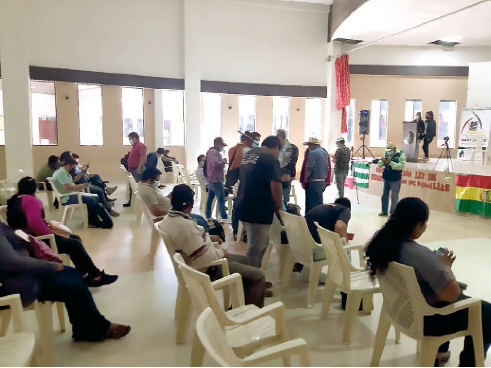 CHACO. La reunión de la Mancomunidad de Municipios del Chaco Chuquisaqueño, en Monteagudo.