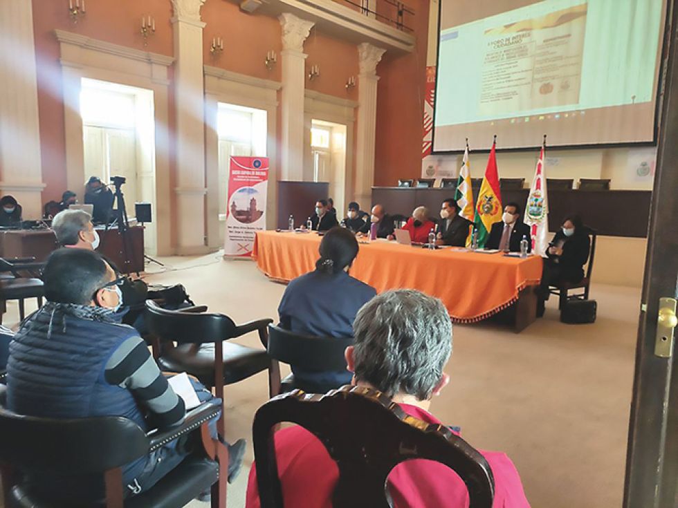 EVENTO. El foro se llevó adelante el sábado en el Salón Consistorial de la Gobernación.