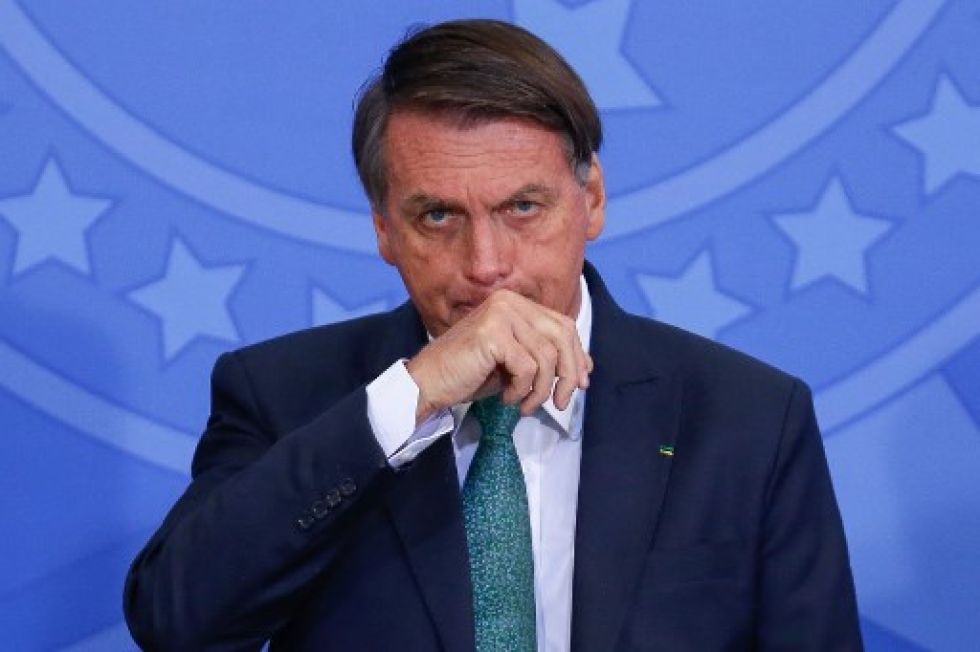 Foto de archivo de Jair Bolsonaro, quien fue internado la noche del lunes a causa de una indisposición.