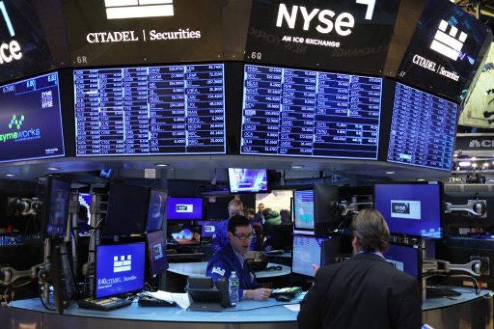 La actividad económica en Estados Unidos experimentó una mejora respecto al año 2020, cuando se vio afectada por la pandemia. En la foto, una jornada en la Bolsa de Nueva York.