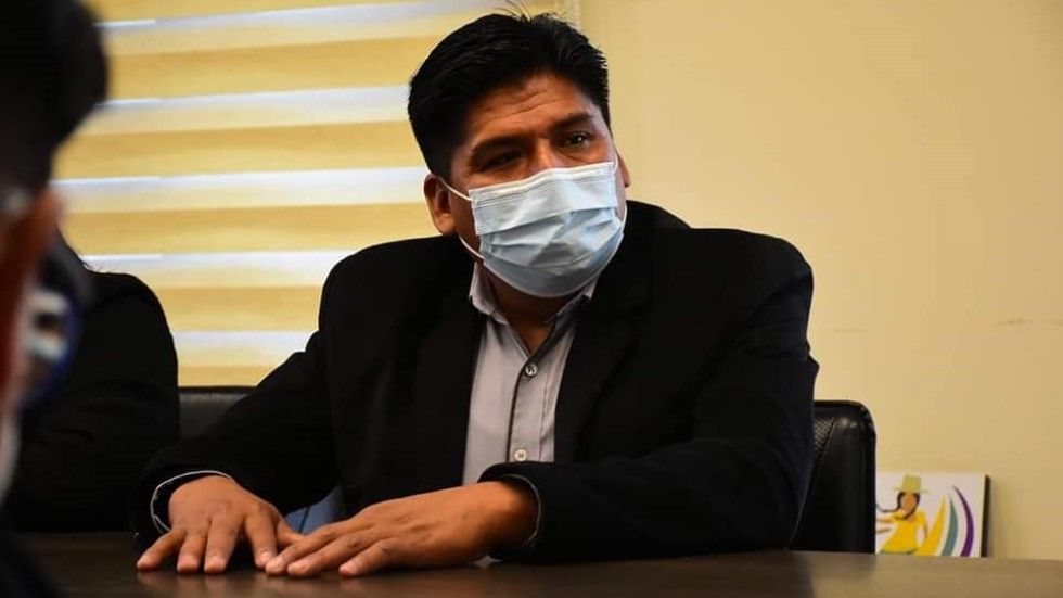 Andrés Flores, diputado del MAS por La Paz. 
