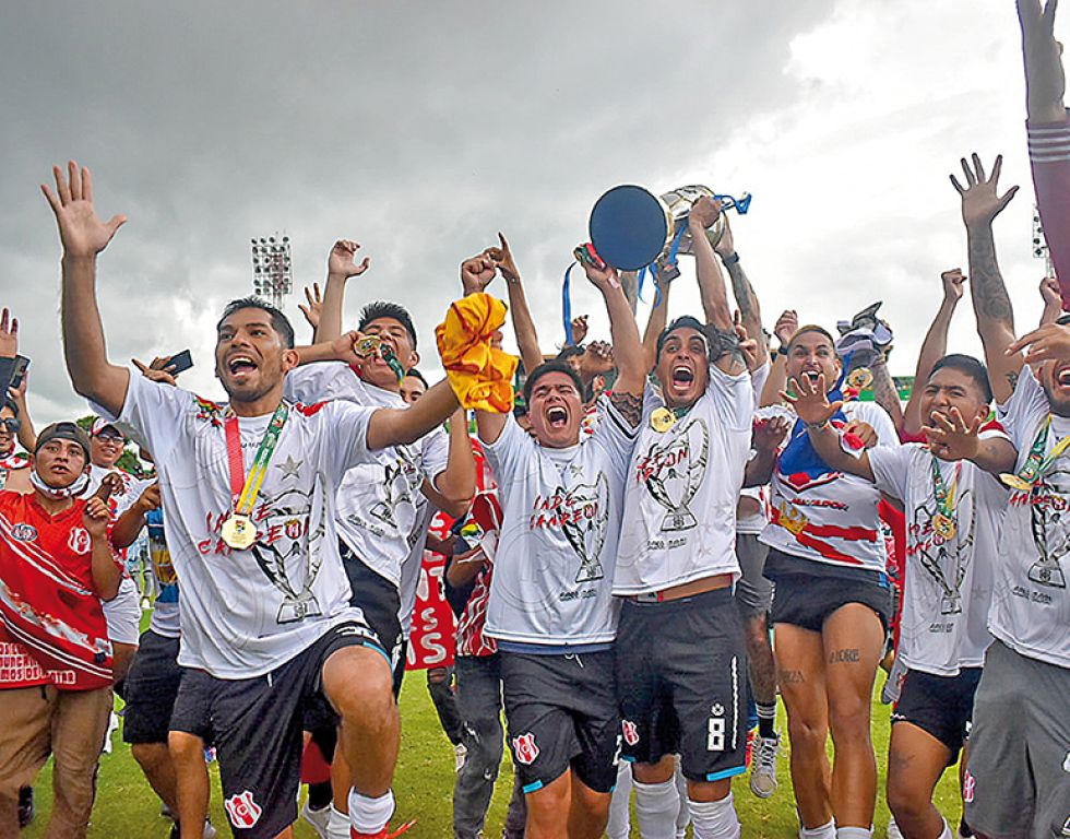 La celebración del campeón en la pasada temporada.