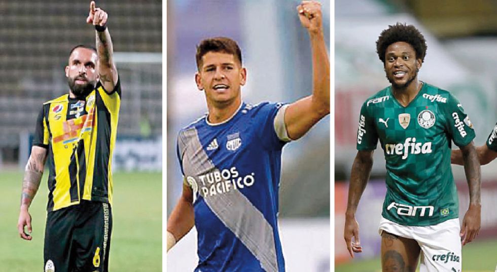 De izquierda a derecha: Táchira, Emelec y Palmeiras.