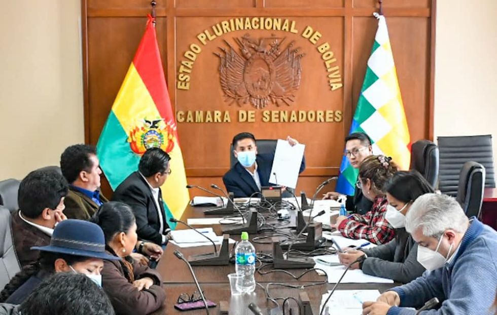 La Comisión Mixta de Constitución en sesión.