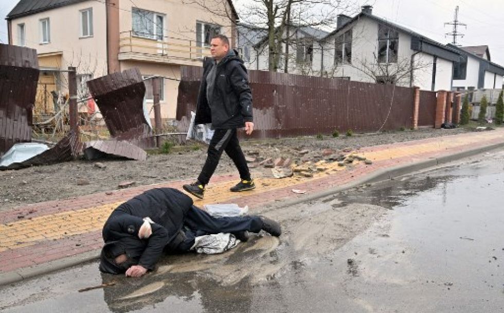 Imágenes de cuerpos de civiles tendidos en las calles de Bucha generaron una condena internacional contra las acciones militares en Ucrania.